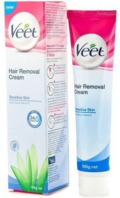 

Veet Hair Removal Cream In New Silk And Fresh Technology For Sensitive Skin- 100ml Cream(100 g)
