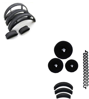 

S R Enterprises hair salon accessories juda bun maker and puff maker (pack of 12pcs) 12 hair hold Hair Volumizer hair salon accessories juda bun maker and puff maker (pack of 12pcs)(1 g)