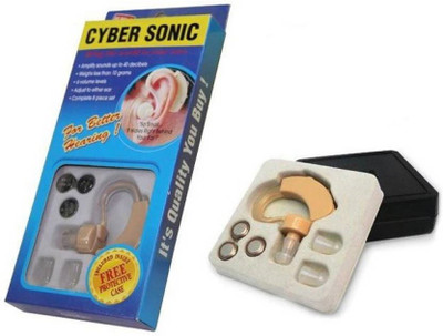 

AllEnhance CYBER-SONIC DI-336 The-Ear-Hearing-Aid Hearing Aid(Cream)