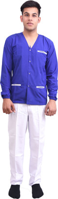 

Ara India Scrub Dress | Hospital Garments | Unisex Hospital Uniform l Shirt, Pant Hospital Scrub(Blue M)