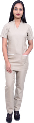 

Ara India Nursing Uniform | Hospital Garments | Hospital Uniform | Unisex Nurse Uniform Shirt, Pant Hospital Scrub(Grey M)