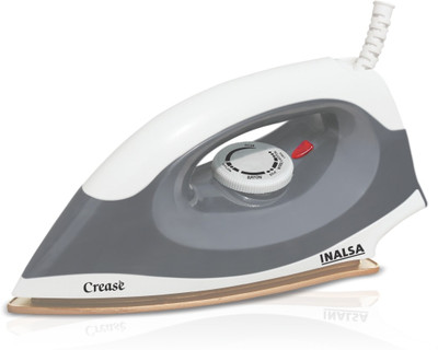 

Inalsa Crease Dry Iron(White, Grey), Grey;white