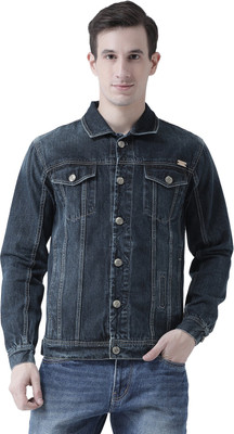 FEVER Full Sleeve Solid Men Denim Jacket