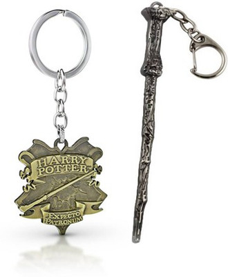 MGP FASHION Potter Magic Wand Stick Imported Full Metal keyring combo Key Chain