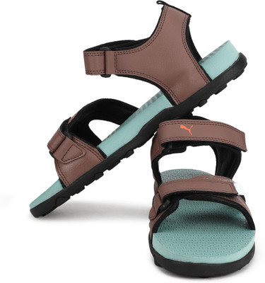 

Puma Boys & Girls Velcro Sports Sandals(Multicolor, Black