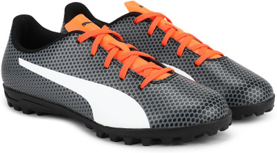 

Puma Boys & Girls Lace Running Shoes(Black, Black white orange