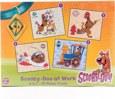 

THE KIDS ZONE Scooby Doo 4-in-1 (Wild Adventure), Multi Color(Multicolor)