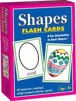 

THE KIDS ZONE Creative Educational Aids 0521 Shapes - Flash Cards(Multicolor)