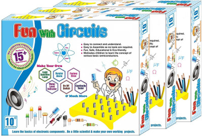 

The Kids Zone 3 Pack Fun With Circuits(Multicolor)