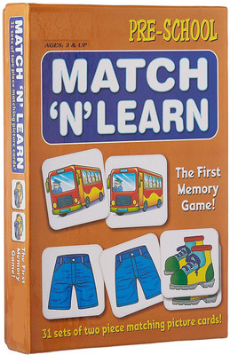 

THE KIDS ZONE Creative Educational Aids Match N Learn…(Multicolor)