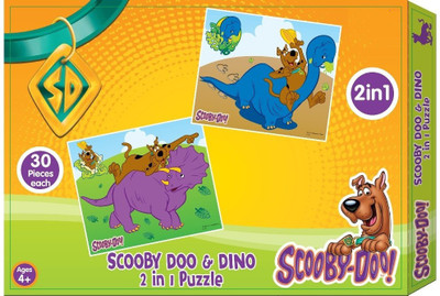 

THE KIDS ZONE Funskool Scooby Doo 2-in-1 Puzzle2012(Multicolor)