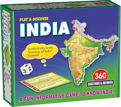 

THE KIDS ZONE Creative's Play and Discover India, Multi Color(Multicolor)