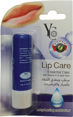 

YC LIP BALM ESSENTIAL CARE WITH ALOE VERA .(Pack of: 1, 3.8 g)