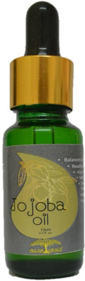

All Naturals Jojoba Oil 15ml - Cold Pressed (Rajasthan) Pure & Undiluted for Balance Oily Skin, Natural Makeup Remover, Hair Vitalizer, Natural Lip Balm(15 ml)