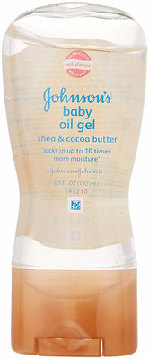 Johnson Baby Oil Gel shea & cocoa butter 6.5 fl oz(192 ml)