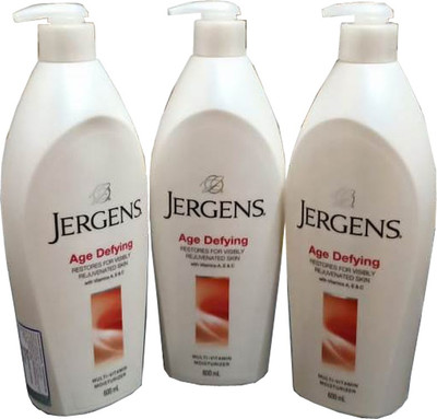 

Jergens Age Defying Multi-Vitamin Moisturizer 600ml (Pack of 3)(600 ml)