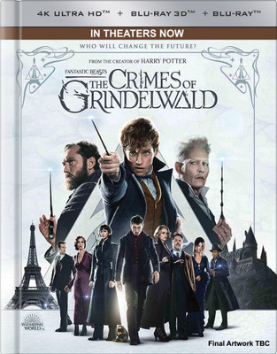 

Fantastic Beasts: The Crimes of Grindelwald (Digibook) (4K UHD + Blu-ray 3D + Blu-ray)(4K(UHD) Blu-ray English)