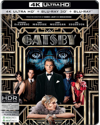 

The Great Gatsby (Steelbook) (4K UHD + Blu-ray 3D + Blu-ray) (3-Disc Box Set)(4K(UHD) Blu-ray English)