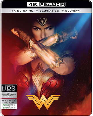 

Wonder Woman (Steelbook) (4K UHD + Blu-ray 3D + Blu-ray) (3-Disc)(4K(UHD) Blu-ray English)