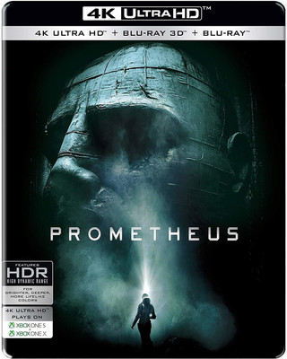 

Prometheus (Steelbook) (4K UHD + Blu-ray 3D + Blu-ray) (3-Disc Box Set)(4K(UHD) Blu-ray English)