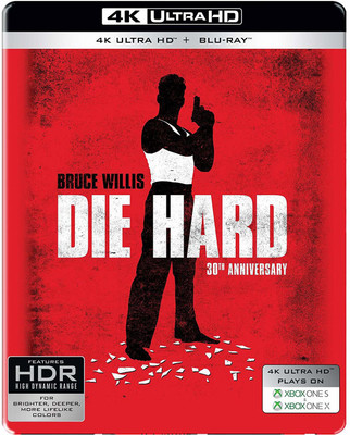 

Die Hard - 30th Anniversary Edition (Steelbook) (4K UHD & HD)(4K(UHD) Blu-ray English)