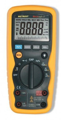 Metravi DT-369 Digital Multimeter(Black 6000 Counts)