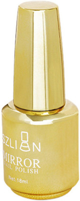 

ISHOWTIENDA 18ml Metallic Nail Polish Magic Mirror Effect Chrome Nail Art Polish Varnish IS-01