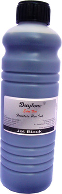 Daytone Daytone Extra Fine Fountain Pen Ink 500 Ml Pack of 2 Ink Bottle(Pack of 2, Ink Color - Black)