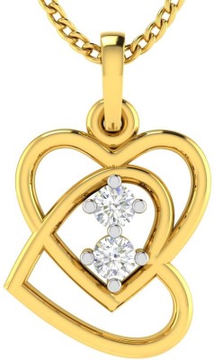 avsar Kalpita 14kt Cubic Zirconia Yellow Gold Pendant