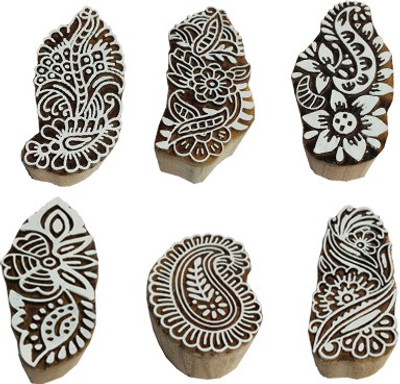 skart wooden printing blocks112 Printing Blocks(Pack of 6)
