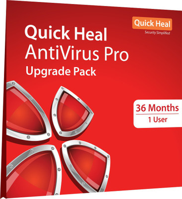 

Quick Heal Anti-virus 1 User 3 Years(CD/DVD)