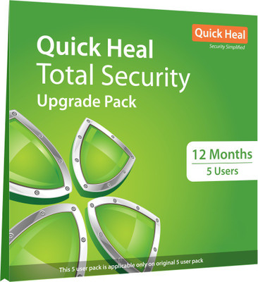 

Quick Heal Total Security 5 User 1 Year(CD/DVD)