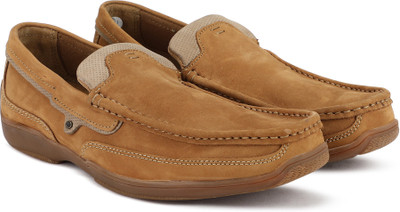 

Woodland Leather Loafers For Men, Camel