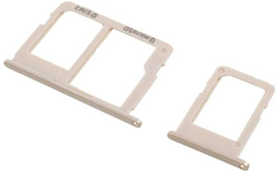 Black Sim Card Tray(Compatible With Samsung Galaxy J6 - Gold)