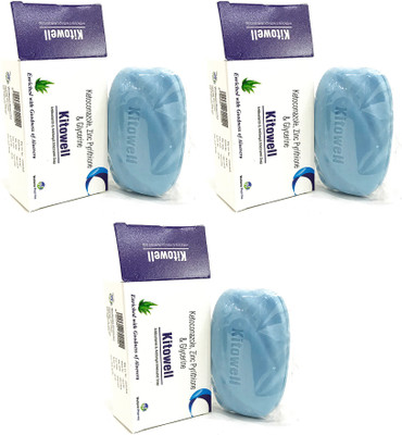 

WELLONA PHARMA Ketoconazole Soap (Anti - fungal Medicated Soap(225 g, Pack of 3)