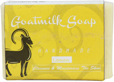 

Chagall Handmade Goatmilk Lemon Soap Cleanses & Moisturises The Skin(100 g)