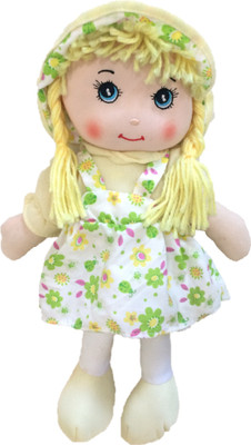 

CREATIVEVILLA CUTE YELLOW DOLL PLUSH STUFFED SOFT TOY CVST10301 - 35 cm(Multicolor)
