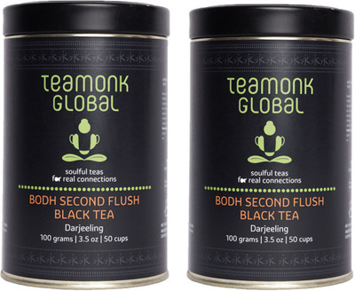

Teamonk Global Teamonk Nilgiri Jasmine Green Tea for Weight Loss, 100g (50 Cups)-Pack of 2 | 100% Natural Loose Leaf Tea with Natural Jasmine Buds | Koge Jasmine Green Tea for Weight Loss | No Additives Jasmine Green Tea(100 g, Tin)