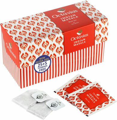 

Octavius Indian Masala Spices Black Tea Bags(30 Bags, Box)