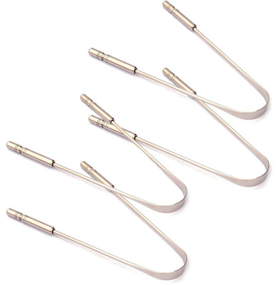 

Health Raksha Steel Tongue Cleaner(Pack of 4)