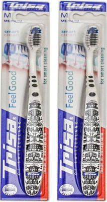 

Trisa Feel Good Medium Medium Toothbrush(Pack of 2)