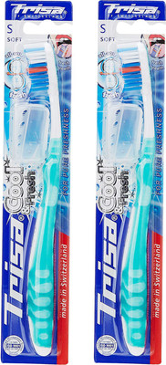 

Trisa Cool And Fresh Medium Toothbrush(Pack of 2)