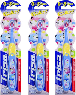 

Trisa Baby Medium Toothbrush(Pack of 3)