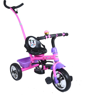 Toy House Apollo Steer N Stroll Tricycle THTR010P Tricycle(Pink)