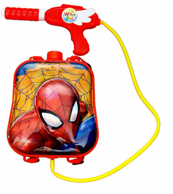 

Toyshine Startoys Holi Water Gun with High Pressure, Back Holding Tank, 3.0 L, Spiderman, Red(Red)