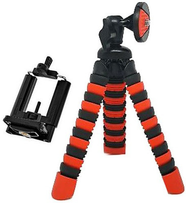 

ALLMUSIC OCTOPUS/spider tripod MOBILE STAND/HOLDER Lightweight Flexible Gorillapod Tripod MOBILE STAND/CAMERA RT45 STAND With Mobile Attachment For DSLR, Action Cameras , Digital Cameras & Smartphones Tripod, Tripod, Tripod Kit(MULTICLOUR, Supports Up to 