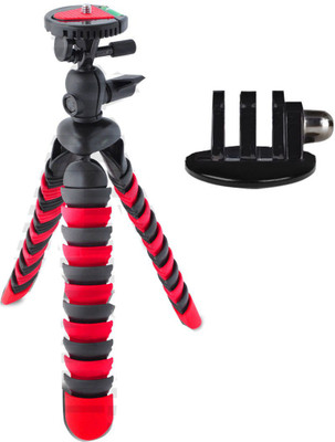 

ALLMUSIC Best buy new arrival fully flexible Portable & Foldable Camera & Mobile Tripod with Mobile Clip Holder Bracket RD Fully Flexible Mount Cum Tripod Stand with Three-Dimensional Head & Quick Release Plate Gorilla Tripod 10" - DSLR , Smartphone & Act