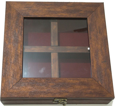 

NIRATHISAYAM Hand made Maroon Box Multipurpose Vanity Box(Maroon)
