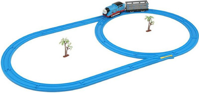 

Onyx Train Battery Operated Set with Changeable Tracks + Light Sound (Multicolor)(Blue)