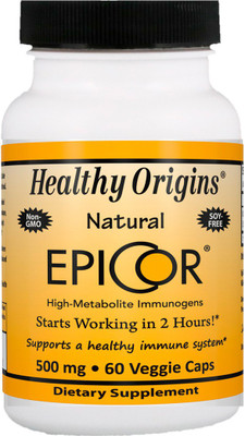 

Healthy Origins EpiCor 500 mg 60 Veggie Caps(60 No)